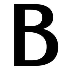 B